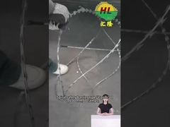 BTO-16 2.8MM WIRE COIL Hotdip Galvanizzato Confine dell'Ucraina Concertina Razor Wire