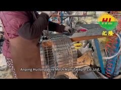 2.8mm di diametro 600mm razzo a prova di ruggine filo spinato forte resistente alta trazione