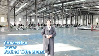 Filo spinato a fisarmonica Egoza Filo spinato Recinzione di sicurezza con filo spinato