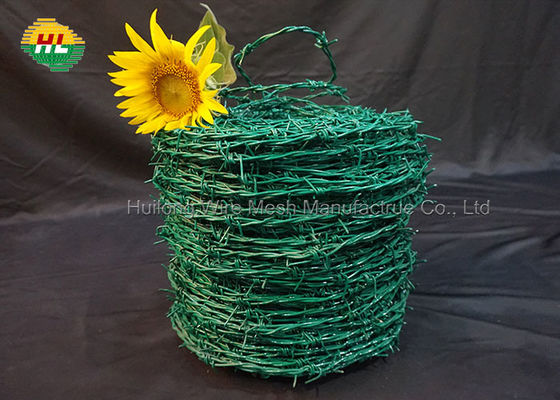 4 Point Galvanized Barbed Wire 5 Inch Spacing 25KG High Tensile Strength