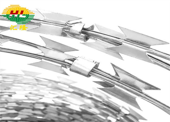 Cavo a fisarmonica attraversato di acciaio inossidabile della bobina di 500mm per terra privata