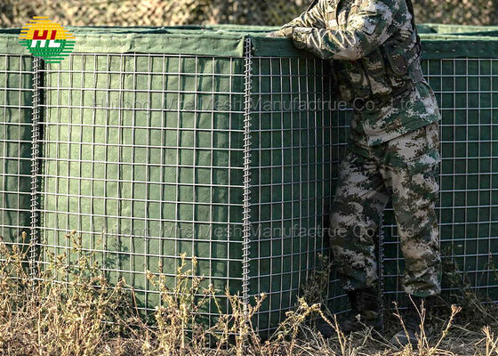 Protezione balistica Barriera difensiva Perimetro di sicurezza Barriere pieghevoli Contenitore Hesco Gabioni Pareti per bunker Barriera