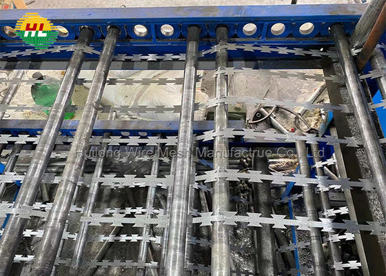 Cavo a fisarmonica con le clip, filo spinato trasversale del rasoio BTO-22 del rasoio con le clip