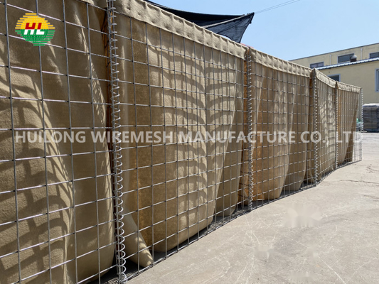 parete Mesh Size di scoppio della barriera di 1x1x5m Hesco 80x80mm per la difesa delle fortificazioni